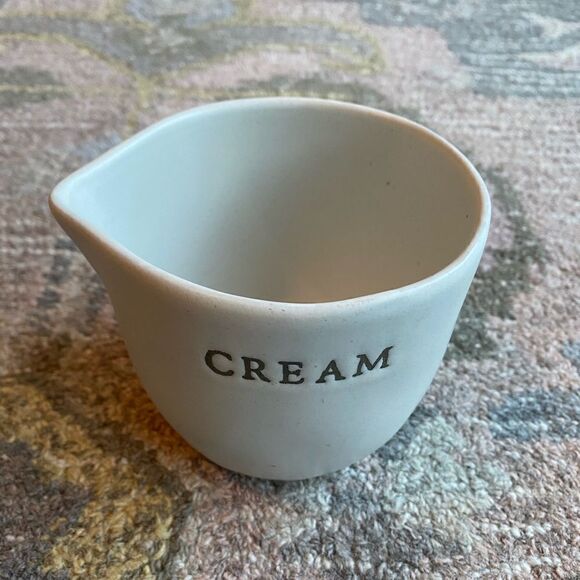 Hearth & Hand Stoneware Cream Container - Picture 1 of 5
